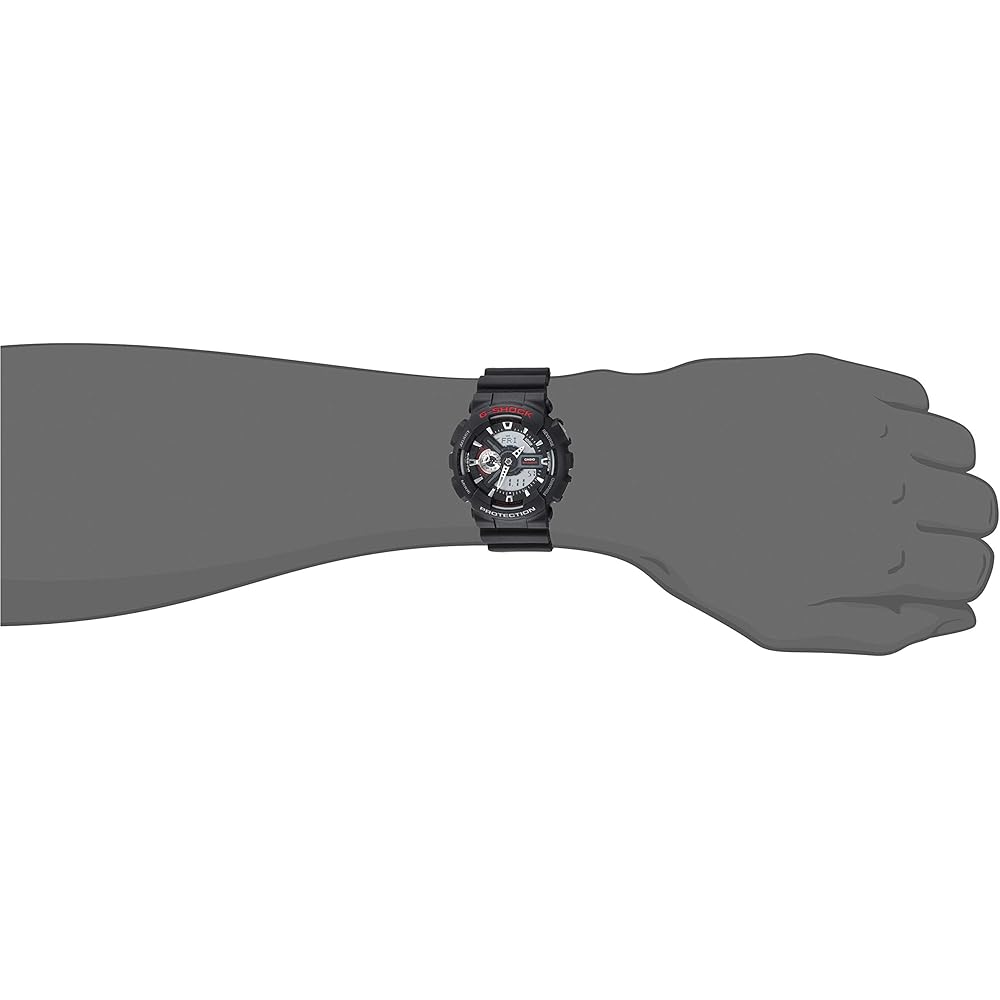 Casio G-Shock GA-110-1AER 20ATM Water Resistant Analog-Digital Watch Black