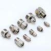 Copper Nickel-Plated Pneumatic Quick-Twist Connector with Lock Nut, 16mm, PC6-1/8-2/10-3/12-4 Points Trachea Connector.
