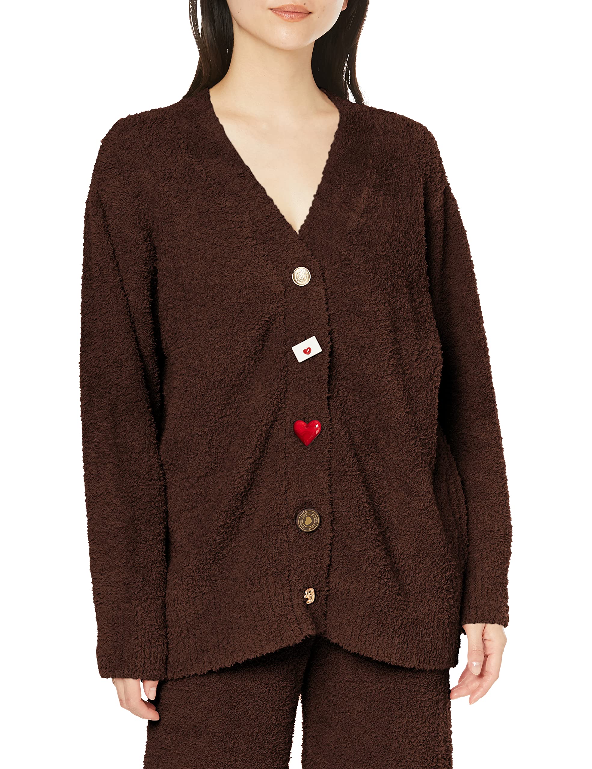 

Chocolate Button Knit Cardigan [Snidel Home] [Melty]