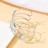 Super Fairy Marine Life Seashell Jellyfish Starfish Wide Cuff Bracelet - European & American Beach Vacation Style