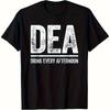 DEA US Federal Interdiction Agency Tshirt Breaking Bad Tactics Shirt Unisex Cotton 2026 Summer New Breathable Short Sleeve Top