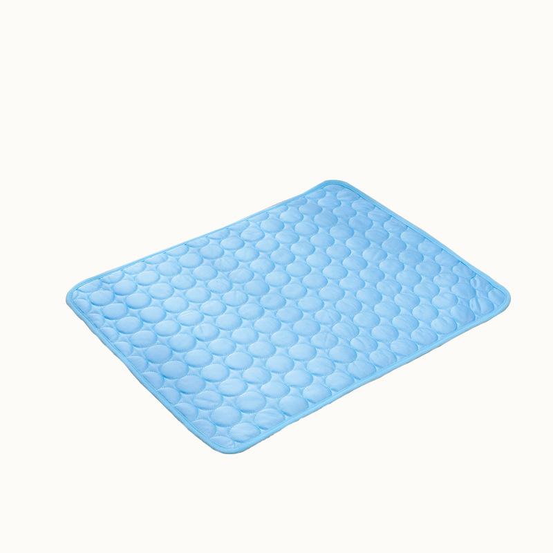 

Cooling Pet Mat- Breathable, Washable Polyester Fiber Pad - Ideal for Small to Large Breeds - Spring/Summer Comfort /for cat/dog S синий