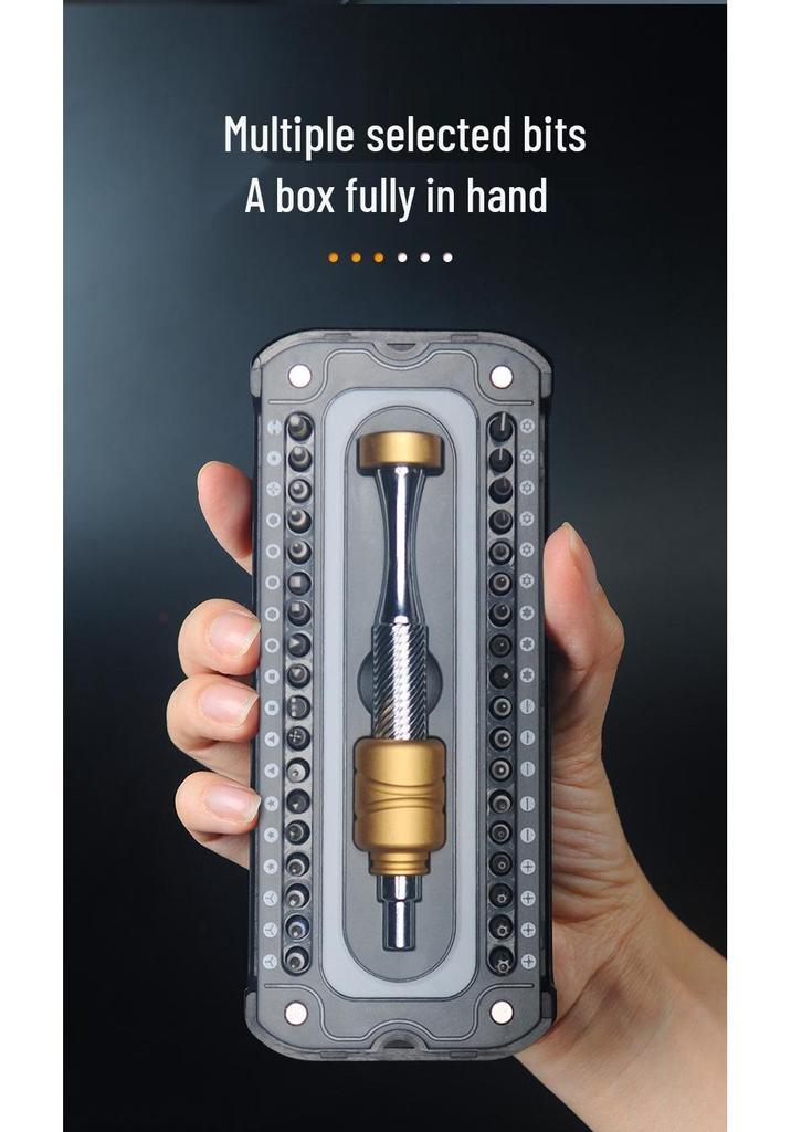 All-Metal 37-in-1 Inertial Screwdriver Set for Electronics and Home Use