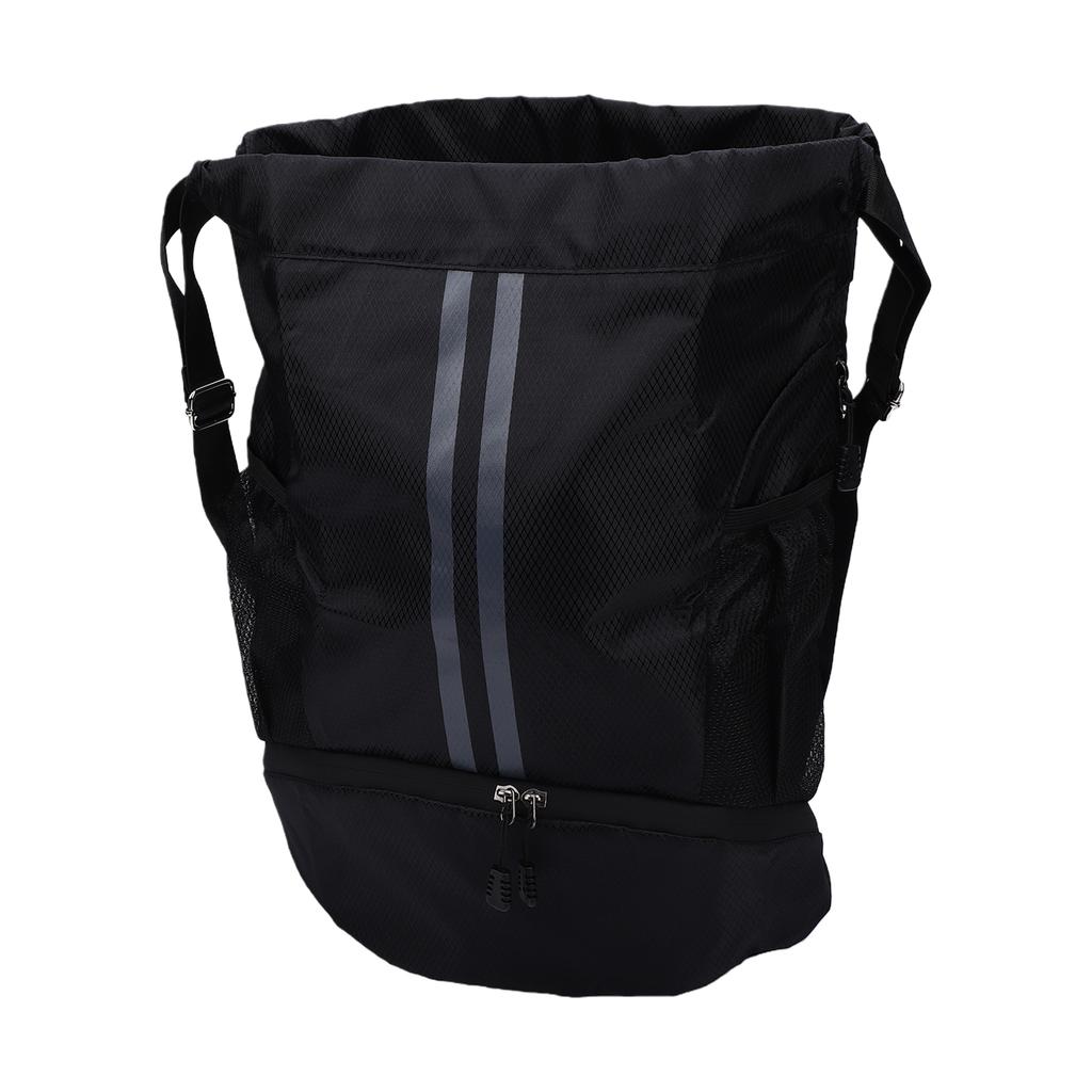 Sports Drawstring Backpack String Swim Gym Bag with Shoes Compartment Wet Proof for Women Men Oxford Cloth Water Proof