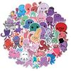 50 Cute Animal Octopus Stickers Luggage Motorcycle Trolley Case Notebook Waterproof Stickers