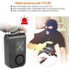 110dB Smart Waterproof Password Bicycle Lock Anti theft Alarm Lock Batteries Not Included