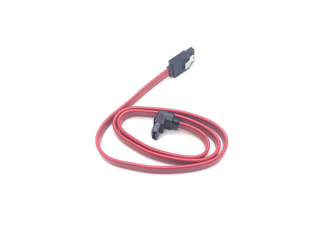 SATA III Cable SATA III 6.0 Gbps 7pin Female to Downward Right Angle Female Data Cable with Locking Latch for 2.5'' SSD,3.5''HDD