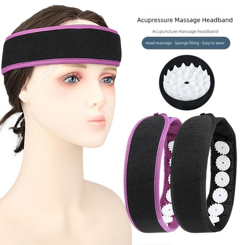 Portable Head Massage Strap Pressure Relief Headband For Home Office Gym Use