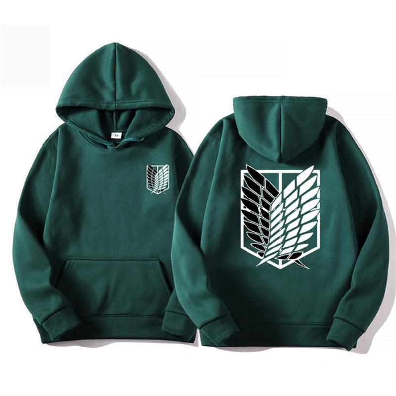 

Attack on Titan Толстовка Mikasa Survey Corps - Cross-Border 2D Spot Jacket - Модний стиль L