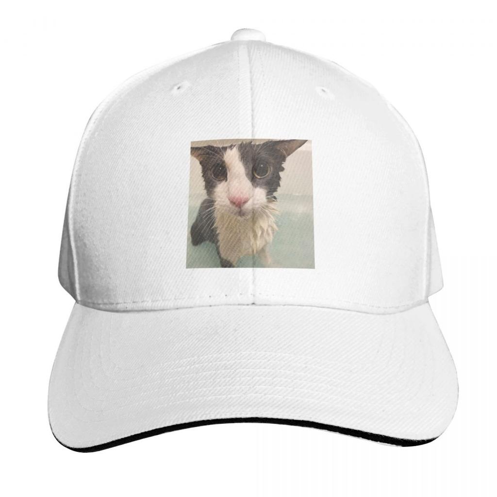 Soggy Wet Cat Meme Baseball Cap Ball Cap Fun Hats F Military Tactical Cap Trucker Hats For Unisex Womens