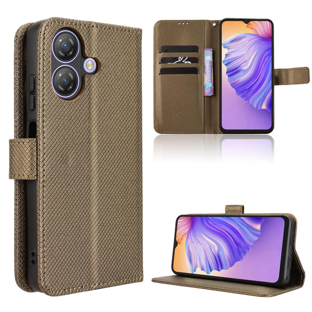 Flip-Cover für Ulefone Note 21 Ledertasche [Flip Vintage Leder] Brieftasche Stoßfeste langlebige Retro-Telefonhülle