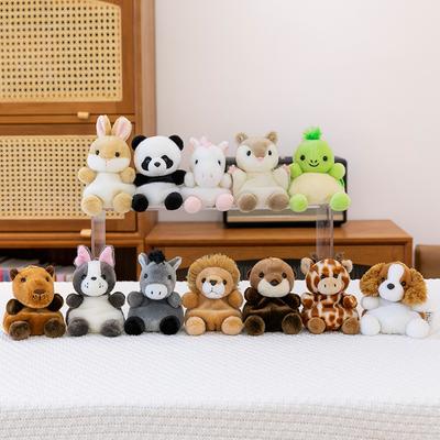 Sacco da Boxe Animale Cartone Animato Capibara Bambola Lontra Marina Bambola Panda Leone Giraffa Piccolo Ciondolo Portachiavi Peluche Giocattolo Donna