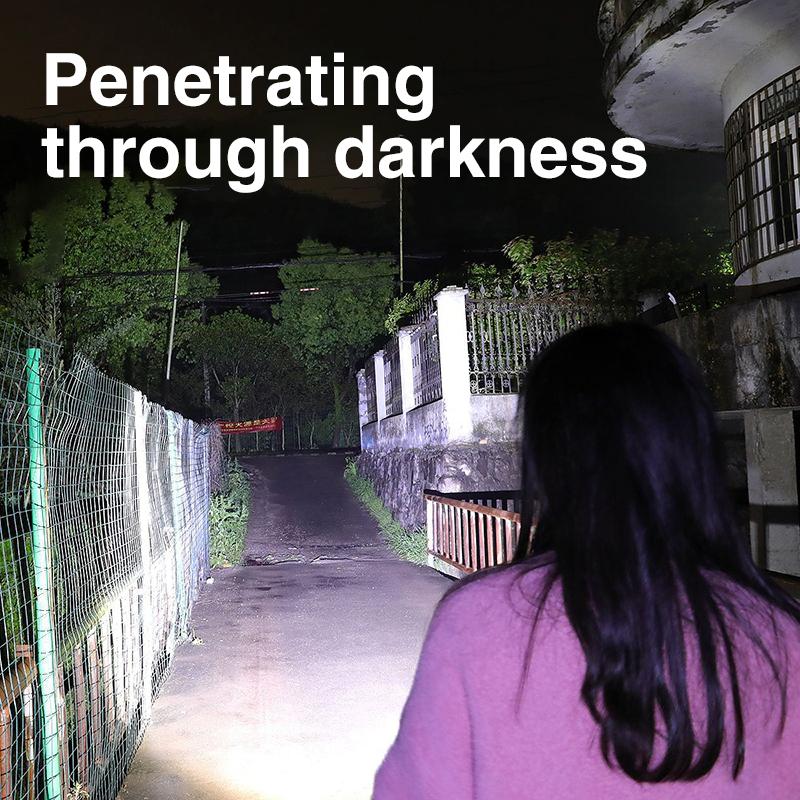 Flash Light Portable Rechargeable Spotlights High Power Rechargeable Led Flashlight Camping Ultra Powerful Flashlight Lamp Work