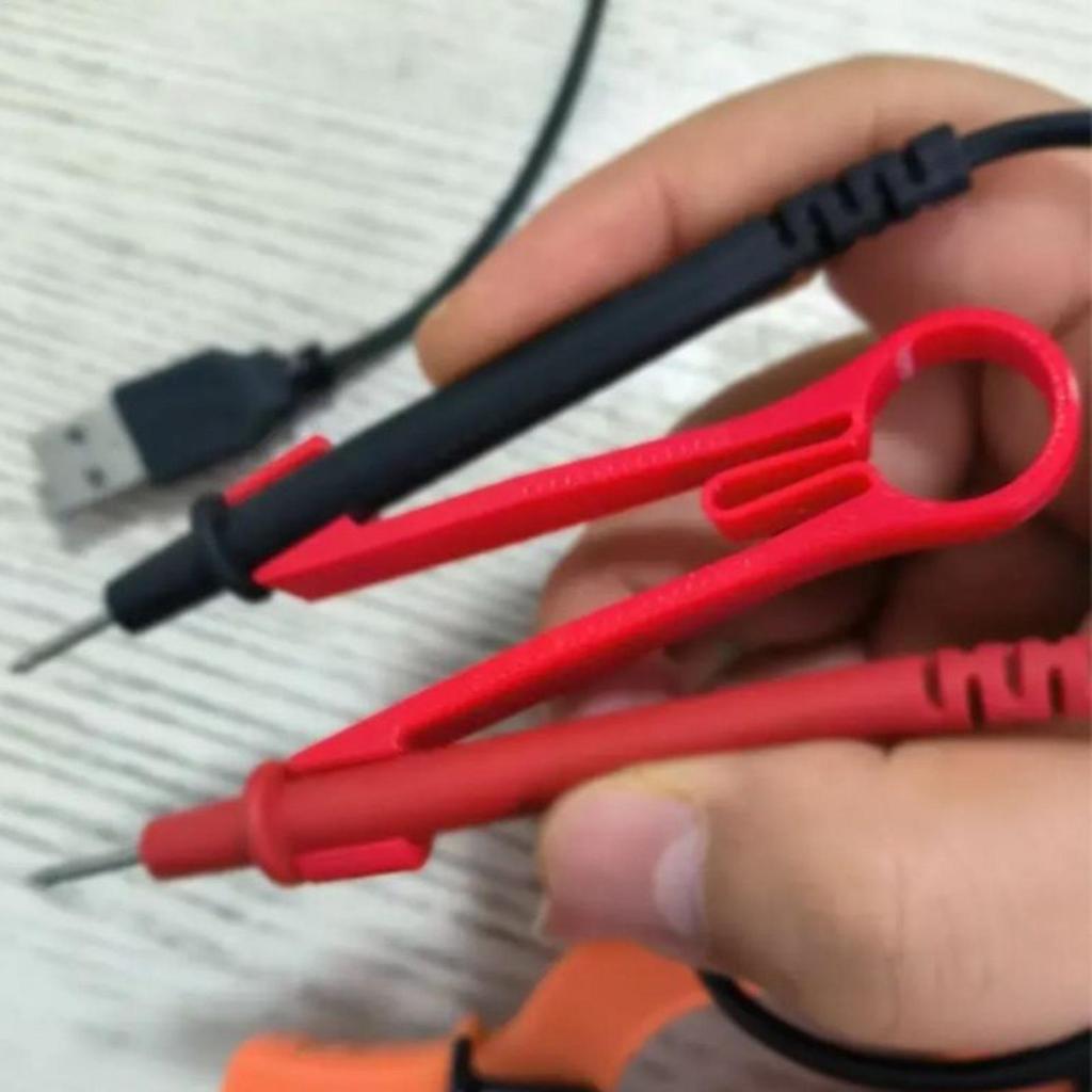 Holder for Multimeter Probe Test Meter Probes Clamping Tool Electrical Testing Power Supplies Ergonomic Repairing Accessories