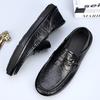 Genuine leather Doudou shoes men's shoes  new loafer tide shoes men's Korean version versatile one-pedal driving casual leather shoes