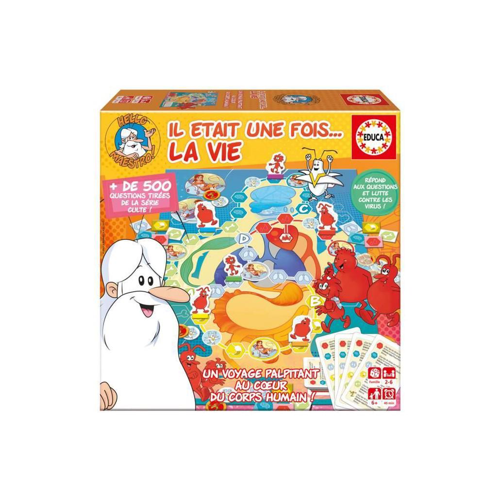 Mini jeu de société Educa Il était une fois… notre terre - Jeu de culture générale - Achat