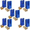 Maihuijia 5 Pares EC2 EC5 EC8 Banana Bullet Conector Macho para Fêmea Plug Adaptador (EC8)