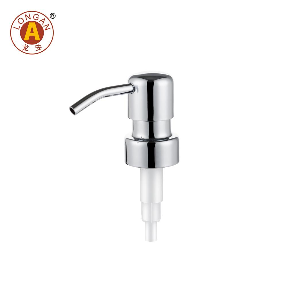 Fast Delivery Shampoo Pump 28/410 Matte Gold Stainless Steel Hand Lotion Pump Head Black of Soap Dispenser at Good Price