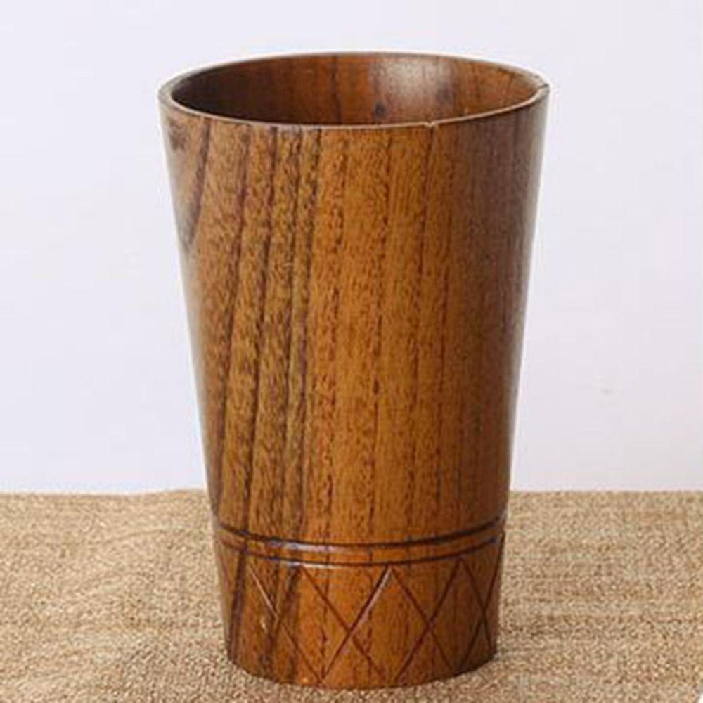 Anti Fall Tea Cups Handmade Coffee Cups Water Cup Japanese Style Wooden Mugs  Milk