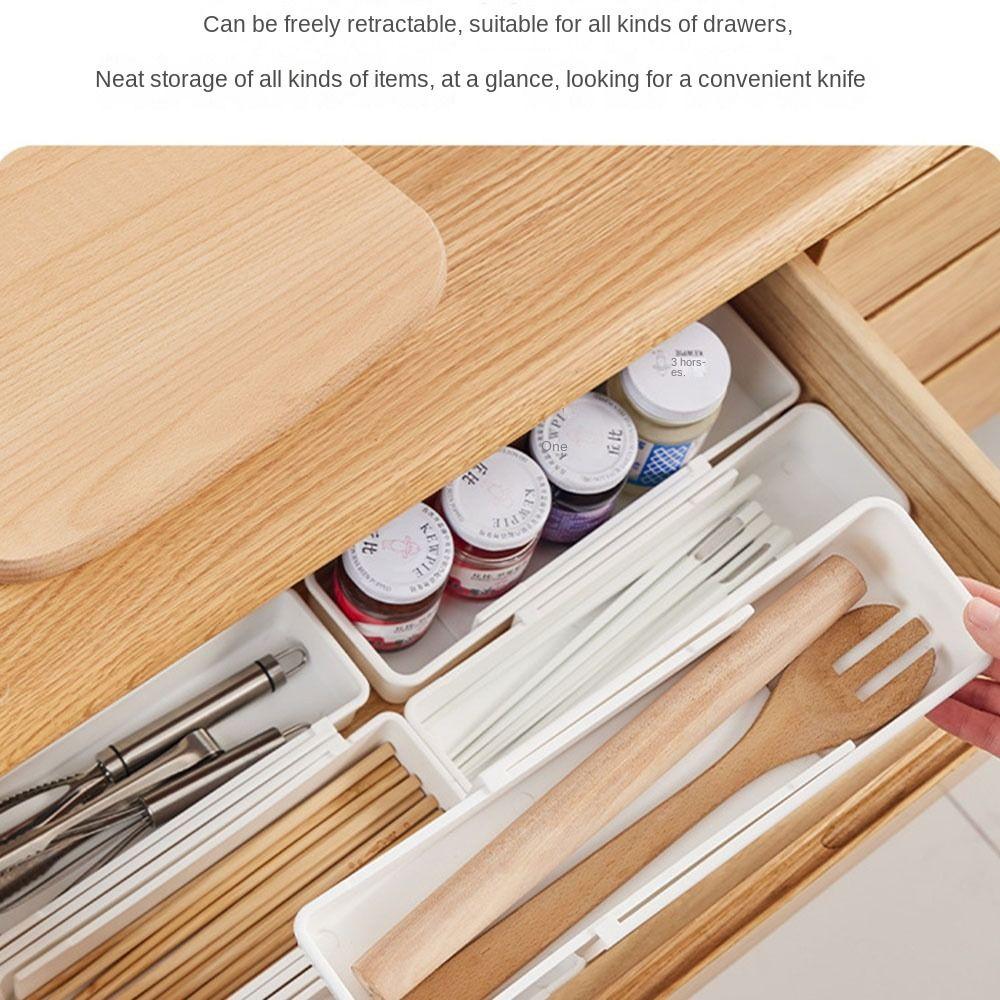 Kitchen Accessories Drawer Compartment Storage Box Sundries Divider Trays Drawer Organizers