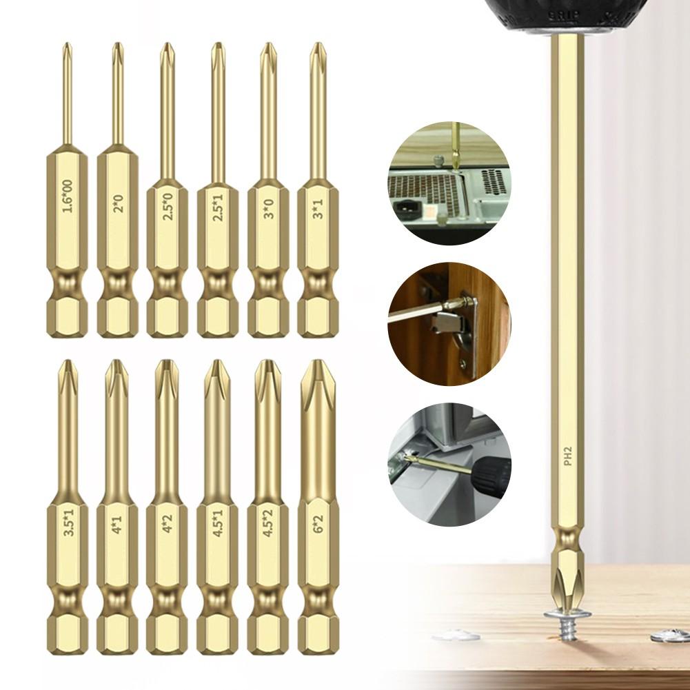 Alloy Steel Screwdriver Bit High Hardness Magnetic