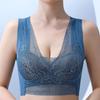 Summer V-neck Lace Wire-free Women's Bra - Beautiful Back Design, Bust Minimizer