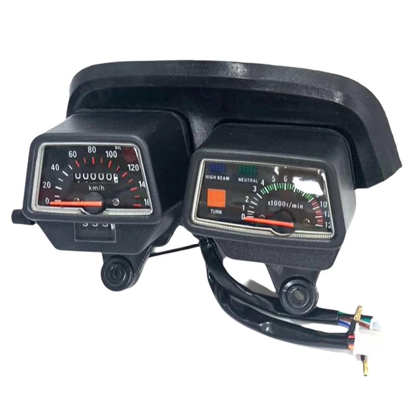 ABLZ-Motorcycle Mechanical Gauge trument Speedometer Odometer KM/H Tachometer Fuel Gauge For ENDURO DT125 DT125R