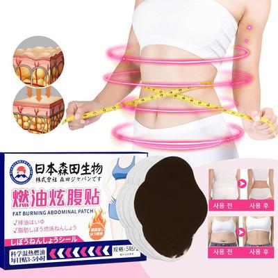 Parche de ajenjo para grasa abdominal, parche para el abdomen, parche dietético para perder peso, control de la obesidad, circulación sanguínea, parche para el ombligo, 1 pieza, 5 piezas