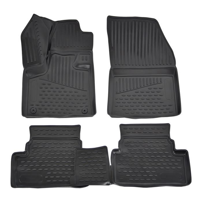 J&J AUTOMOTIVE | Tapis De Sol En Caoutchouc 3D Exclusive Pour Opel Grandland X Depuis 2017