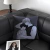 L-Low Tided In Twilight Comic Cushion Cover Natural Linen Organic Fabric Double-Sided Printing Sofa Home Decor Gift Pillow Case