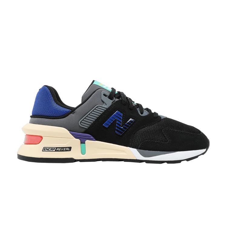 

New Balance 997S Черные ослепительно синие мужские кроссовки MS997JEC