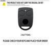 Zinc Alloy+Silicone Car Key Case Cover Protective Shell Fob For Benz Mercedes Daf Xf105 Xf It Sprinter Benz Car Key Accessories