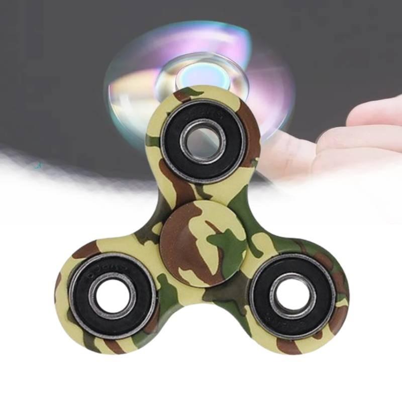3d Hand Finger Spinner Edc Focus Stress Relieve Game Green Toy