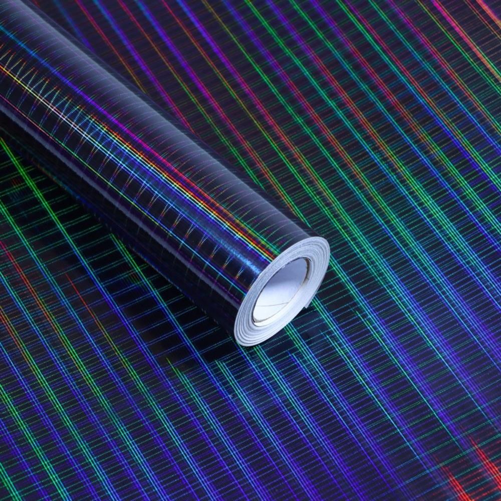 300cm Dárkový balicí papír DIY Řemesla Lesklý balicí papír Gradientní laserový balicí papír Dárky