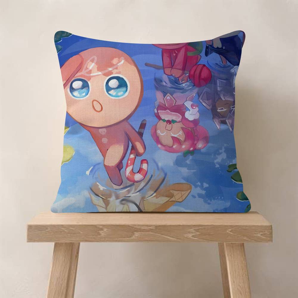 CCookie RRun KKingdom Cushion Cover x Polyester Sofa Cushions Decorative Throw Pillows Home Decoration Pillowcover