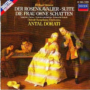 

CD ANTAL DORATI DETROIT SYMPHONY ORCH Richard Strauss Der Rosenkavalier 4118932 Decca 1985 Europe Classical Used