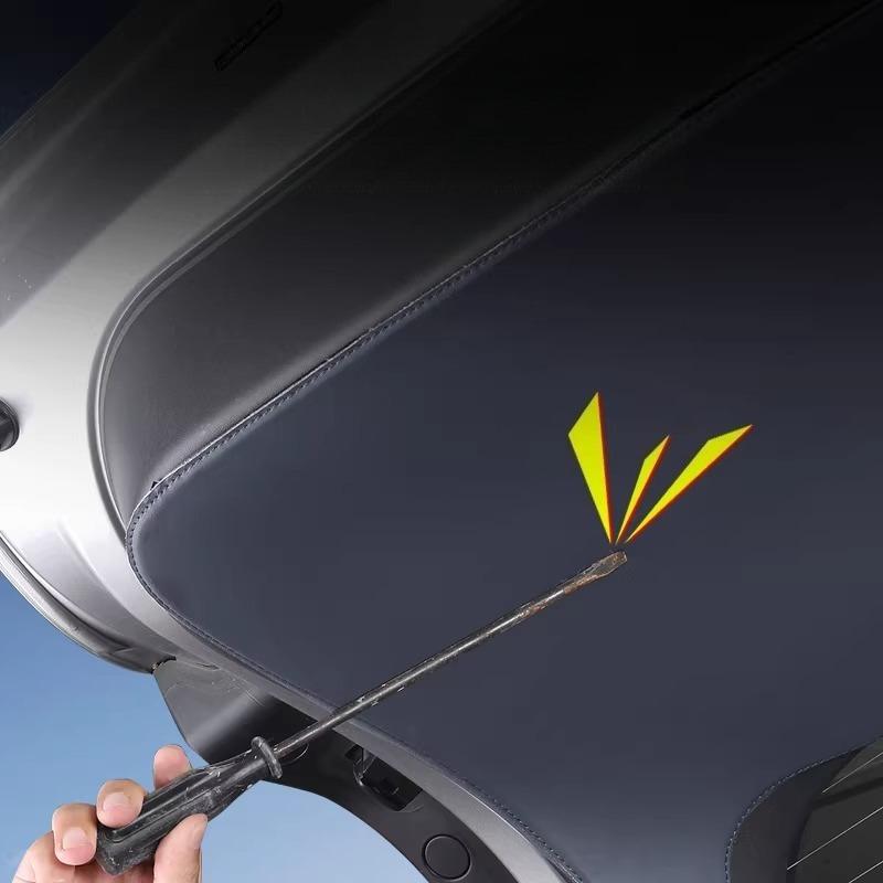 For XPENG G7 Trunk Protection Sticker Tailbox Door Anti-collision Protection Pad Trunk Tailgate Mat Car Interior Accessories