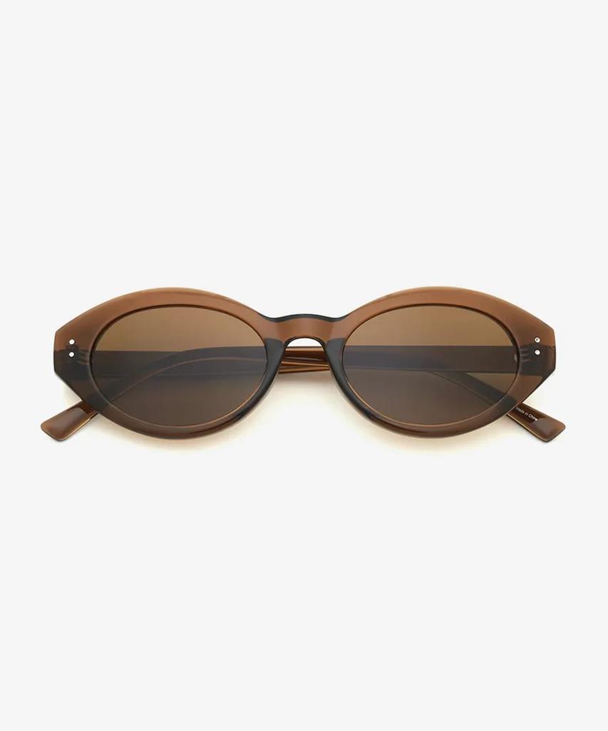 Seutailwokeu Brown Cat-Eye Style Work Tr90-17 C3 Style Work Sunglasses