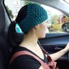 Women's Autumn/Winter Korean Knitted Wide-Brim Headband: Warm Wool Headgear with Flower for Hair & Head Protection