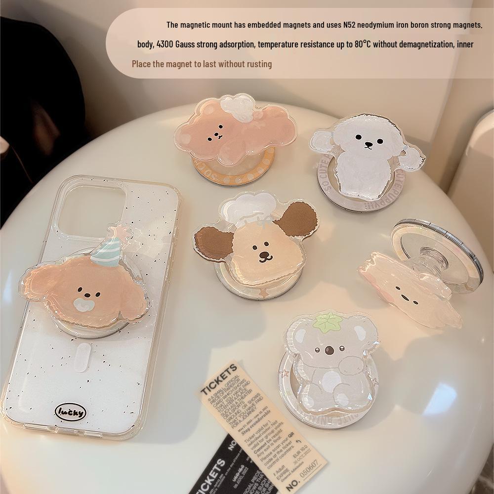 Stylish Magnetic MagSafe Phone Stand with Strong N52 Magnet for Secure Hold