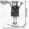 MOOXI Animeserie Skibidi Toalett Figurer Monitorfolk Lydmann Byggeklosser Modell MOC Kloss DIY Montessori Leke Barnegaver