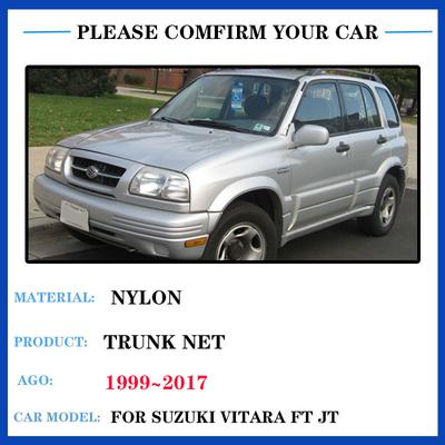 For Suzuki Grand Vitara 1999~2017 Escudo Chevrolet Grand Vitara 1999 2004 2007 2008 Car Trunk Nylon Elastic Mesh Net Accessories