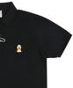 GRAVER [Unisex] Duck Face Embroidered Pique Short Sleeve T-Shirt_Black