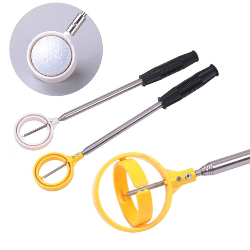Golf Ball Retriever Picker, Stainless Steel Golf Ball Retriever Telescopic Golf Ball Scoopers Golf Ball Picker Golf Gift