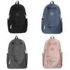 Five Star Pointed Pendant Bookbag Large Capacity Breathable Straps Bags School