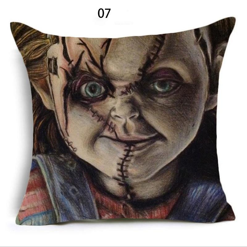 Cozy Halloween Horror Ghost Baby Pumpkin Pillowcase For Festive Sofa Decor