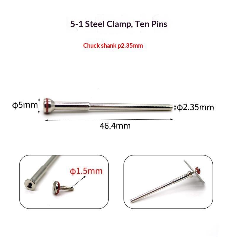 1Pc Laboratory Diamond Cutting Disc 22Mm X 0.2Mm 2.35Mm Shank Perforated Rotary Grinding Wheel For Precision Lab Use