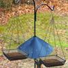 Square Bird Suspended Feeder Large Capacity Bird Chain Tray Hanging Bird Feeder  Balcony