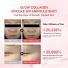 CLIV Glow Kolagenowe Serum w Ampułce ze Spikulami z 500% Kolagenu do Ujędrniania i Nawilżania - Koreańska Pielęgnacja Skóry - 30ml