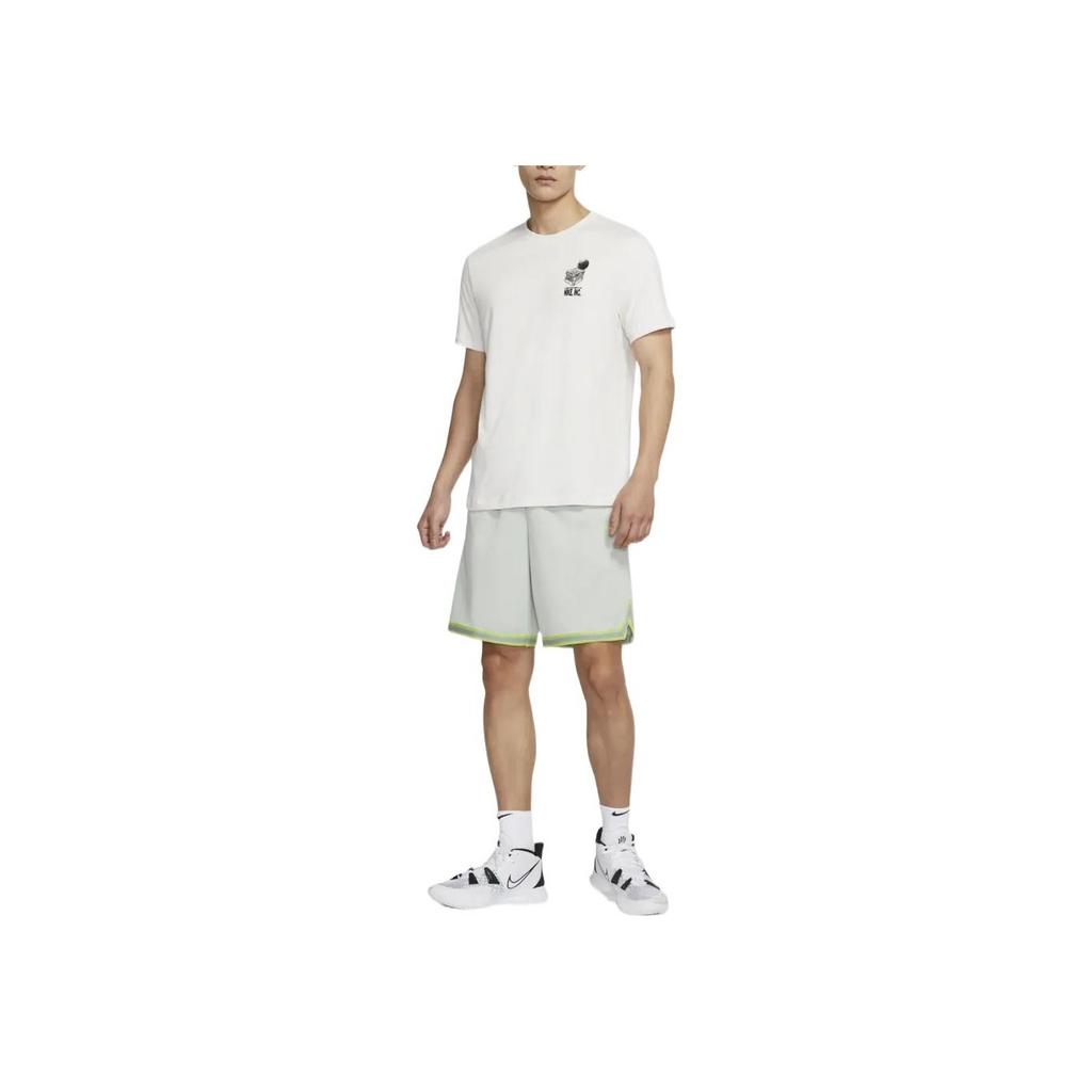 Nike Vintage Logo Print Crew Neck Short Sleeve T-Shirt Men Tops White DR7638-030